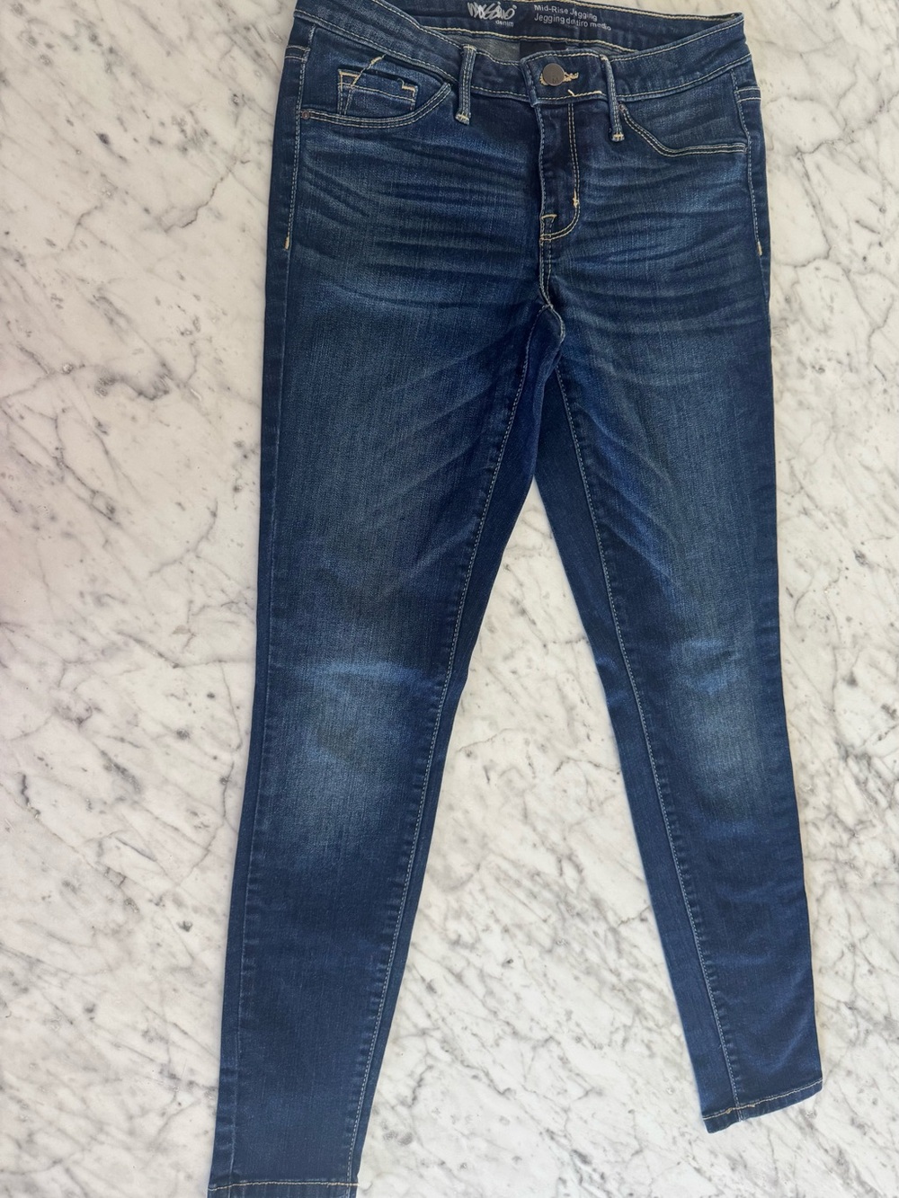 Mossimo Supply Co. Dark Indigo Skinny Jeans